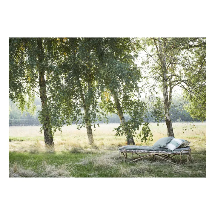 Madam Stoltz Matelas de sol rayé - 70x180 cm