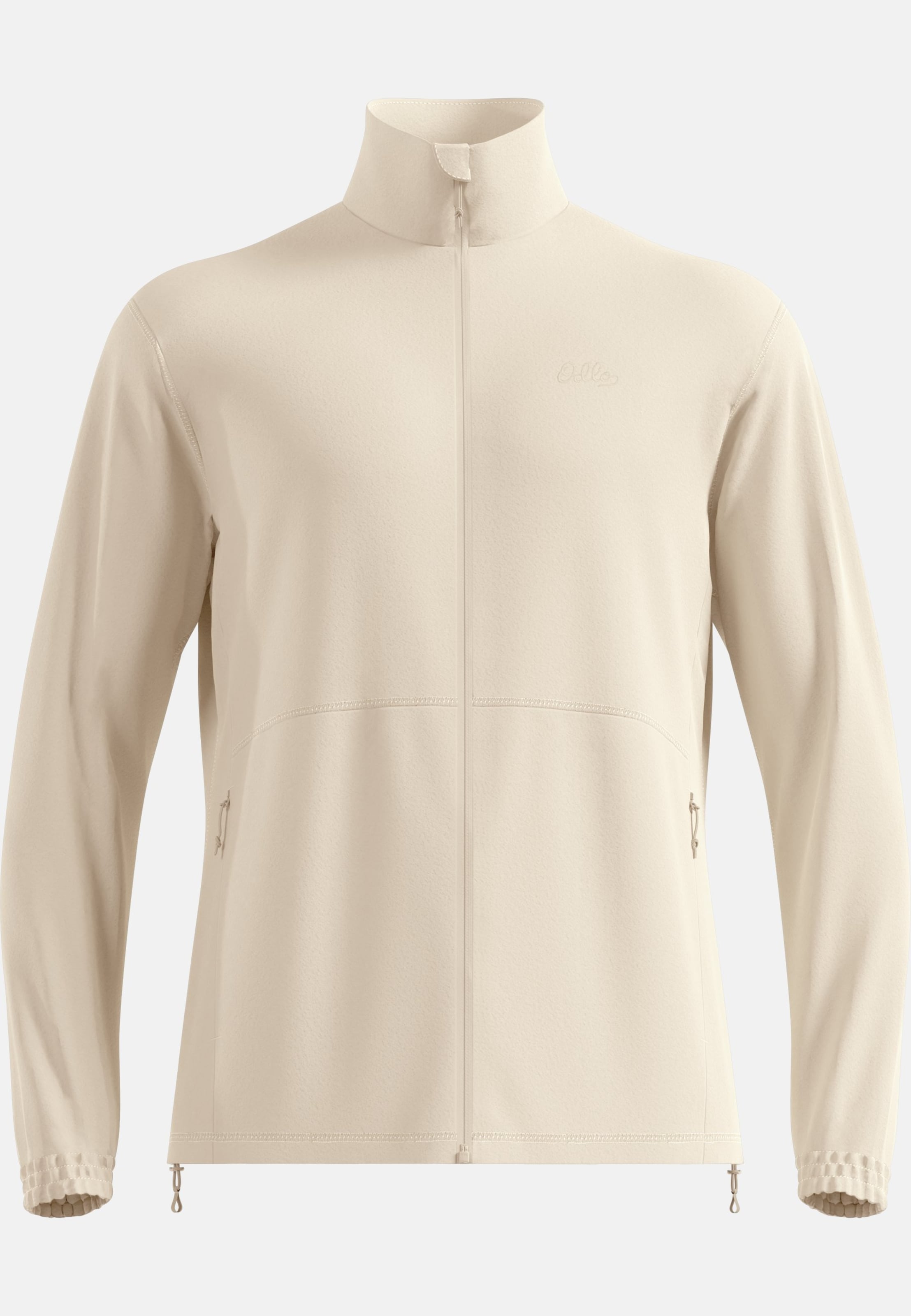 Klassische Essentials Multisport Fleecejacke mit Reissverschluss in agate gray