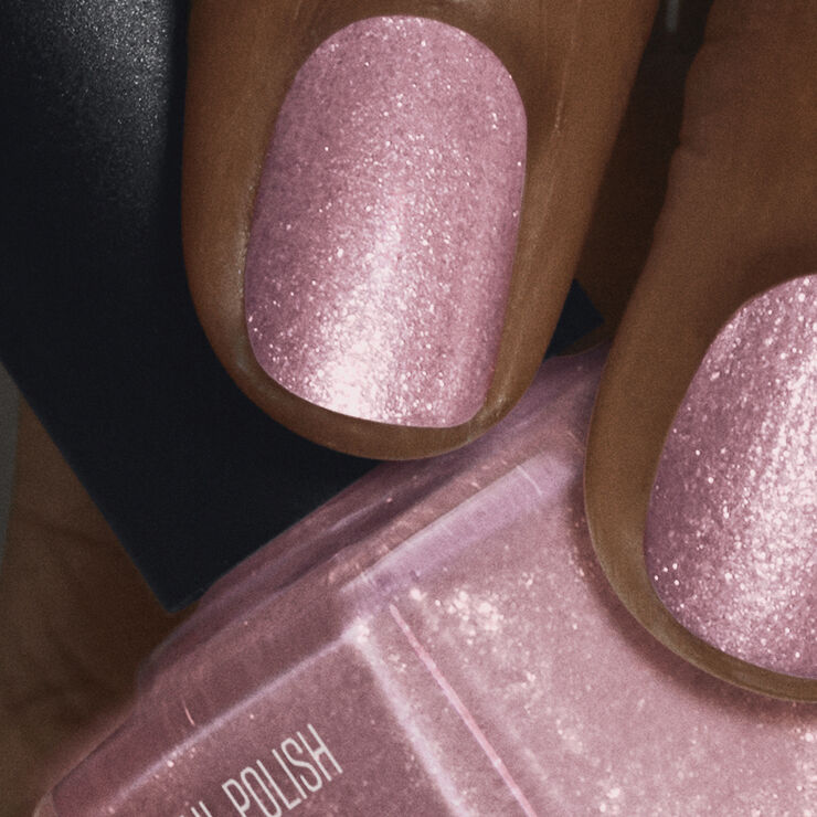 Nilens Jord Nail Polish Glitter Pink