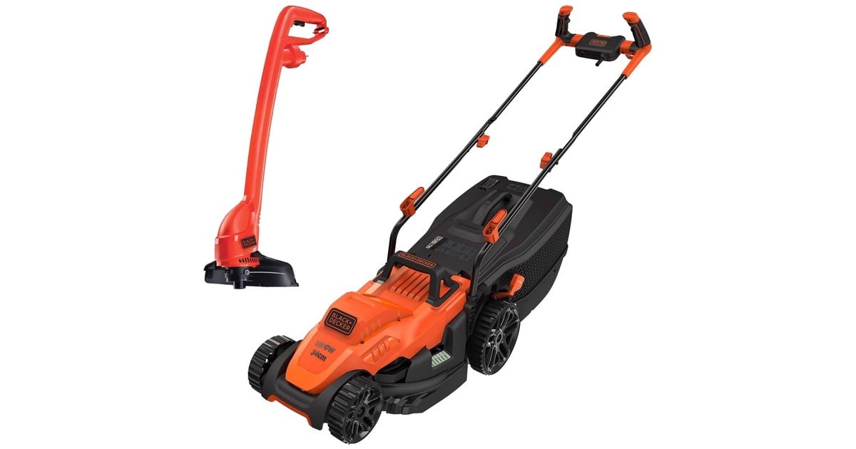 BLACK+DECKERGrasmaaier BEMW461BGL2 + trimmer  (Oranje/zwart)