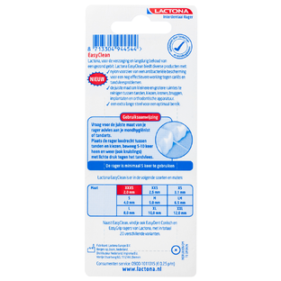 Lactona Easyclean Rager XXXS 2,0mm 8ST