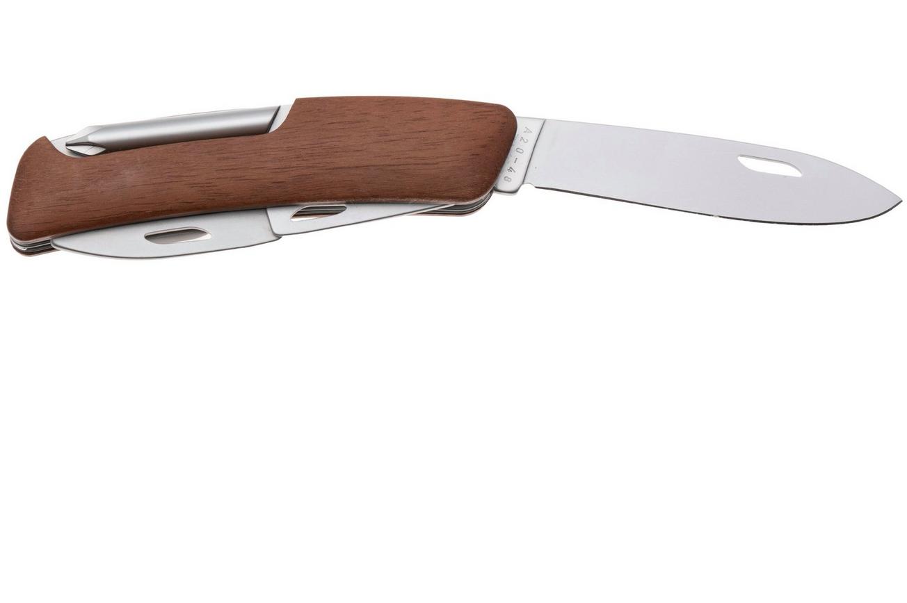 Swiza D04 AM, KNI.0046.6300, Walnut, Zwitsers zakmes, 6 tools