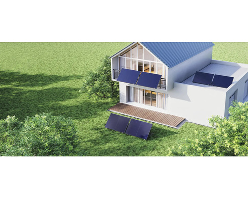 Balkonenergiecentrale – Fotovoltaïsche moduleset Anker SOLIX RS40P 600W/800W inclusief omvormer