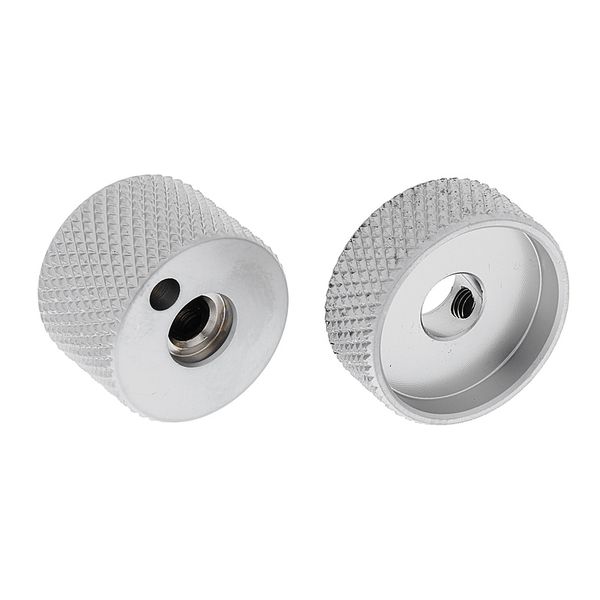 Warwick Stacked Dome Knob Satin Chrome