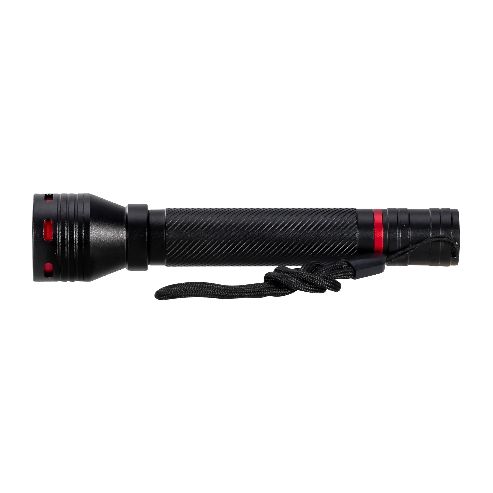 KH Security -  Taschenlampe Uberlux mit Zoom 180 Lumen schwarz