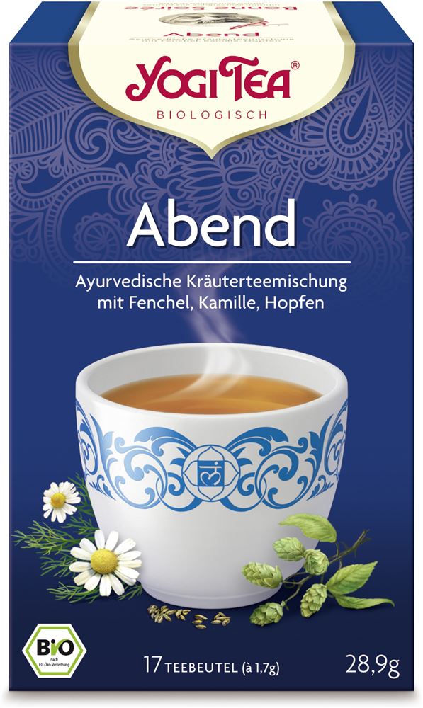 YOGI TEA Abend Tee<br>17 × 1.7 g, Beutel