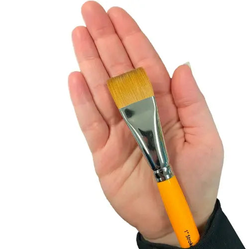 Face Painting Brushes By Jest Paint 1 Inch Stroke