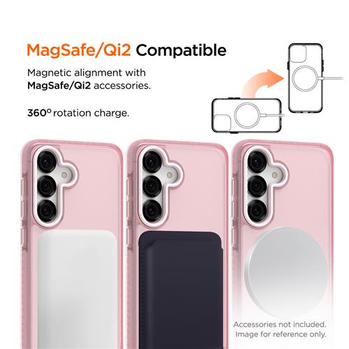 Samsung Galaxy S25 Blizzard Case GRS Schutzhülle aus Recycelten Materialien MagSafe-Modul (EGCA00839) - Pink