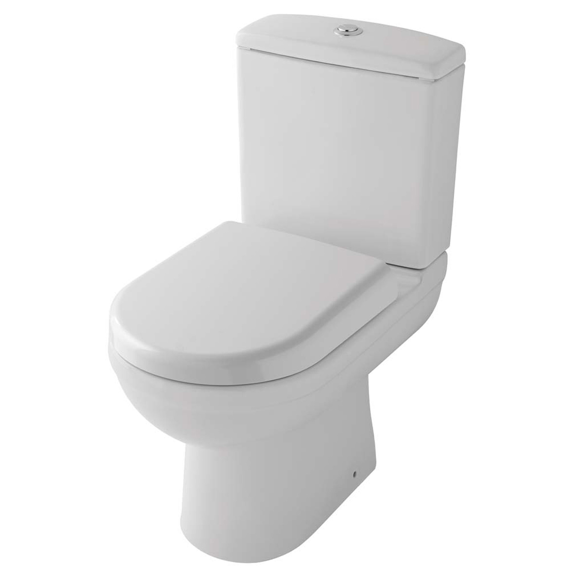 Eastbrook Dura randloze toiletpot wit glans