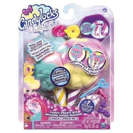 Spin Master Candylocks Puppen 7,5cm Überraschungs 2er-Set, sortiert