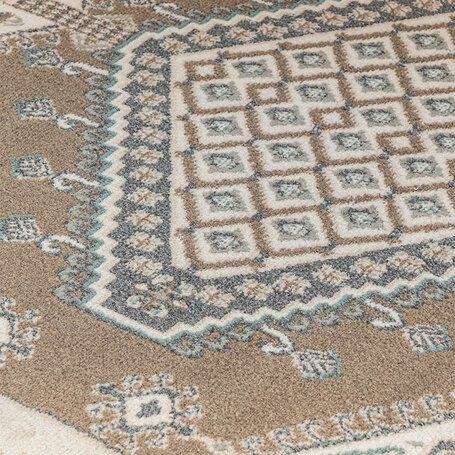 Vloerkleed Bohemian Lakan - Grijs