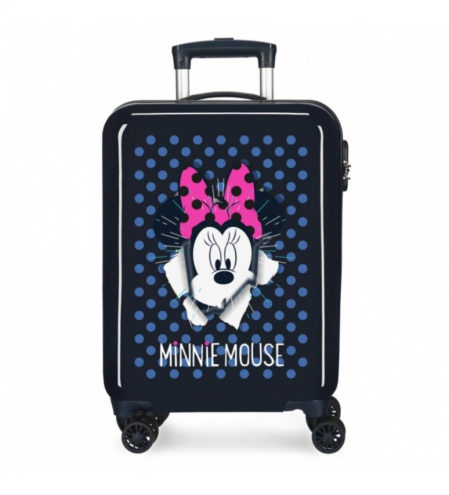 Mala de cabine rígida Joumma Bags Minnie, 34L, cor azul marinho Sunny Day - 38x55x20cm -