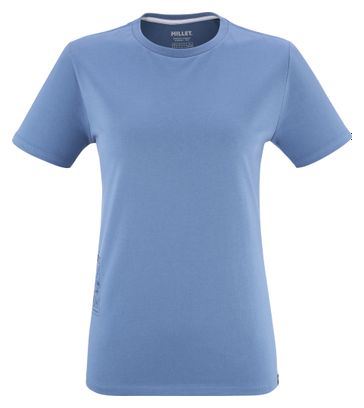 T-shirt Millet Chamonix Flower Bleu Femme