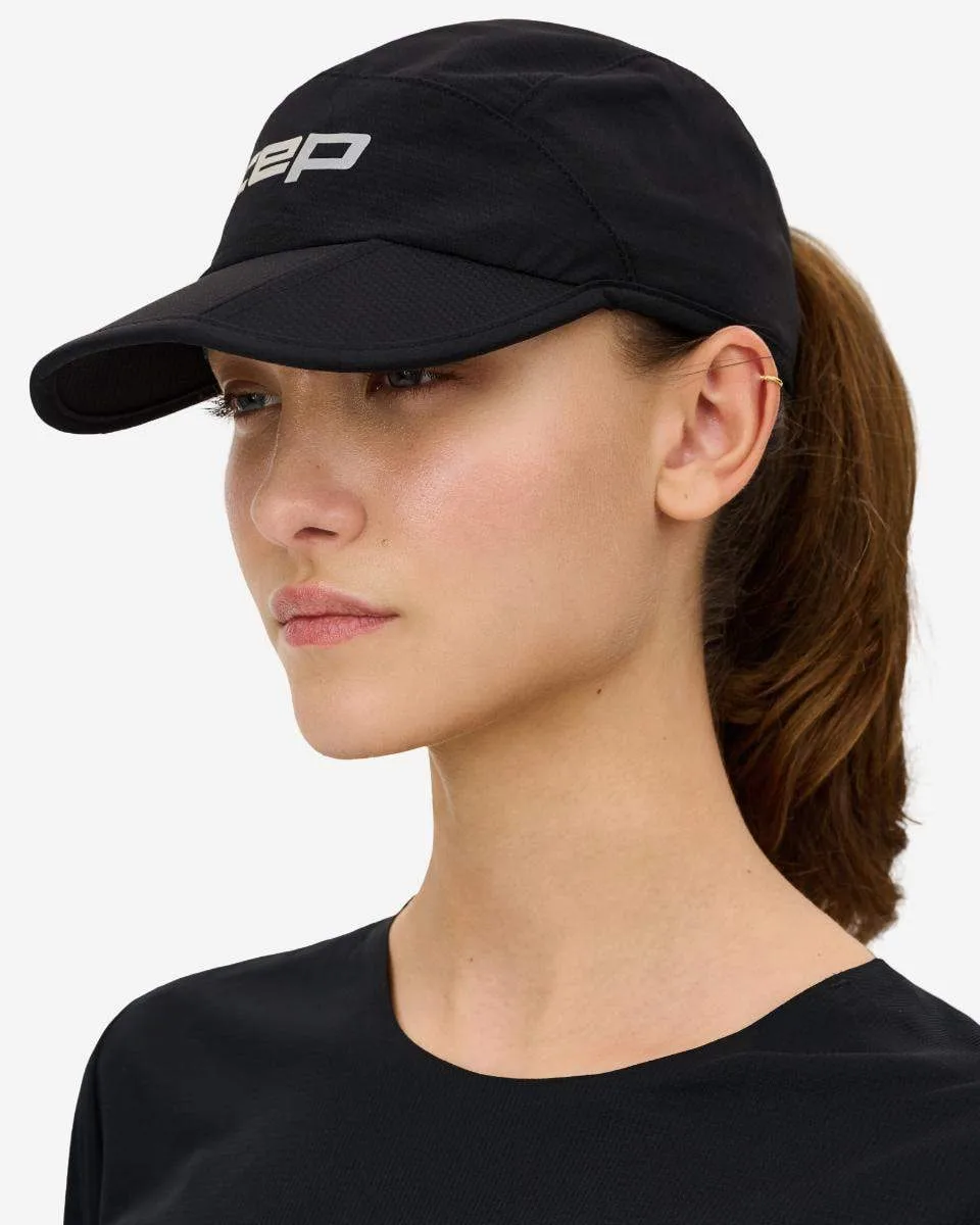 CEP Run Foldable Cap Black