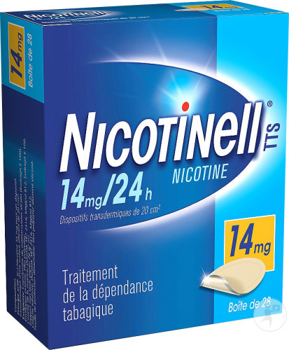 Nicotinell TTS Nicotine 14mg/24h Dispositifs Transdermiques 20cm² Patchs 28