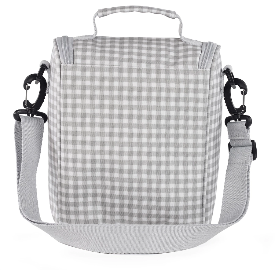Walking Mum Thermotasche I Love Vichy grau