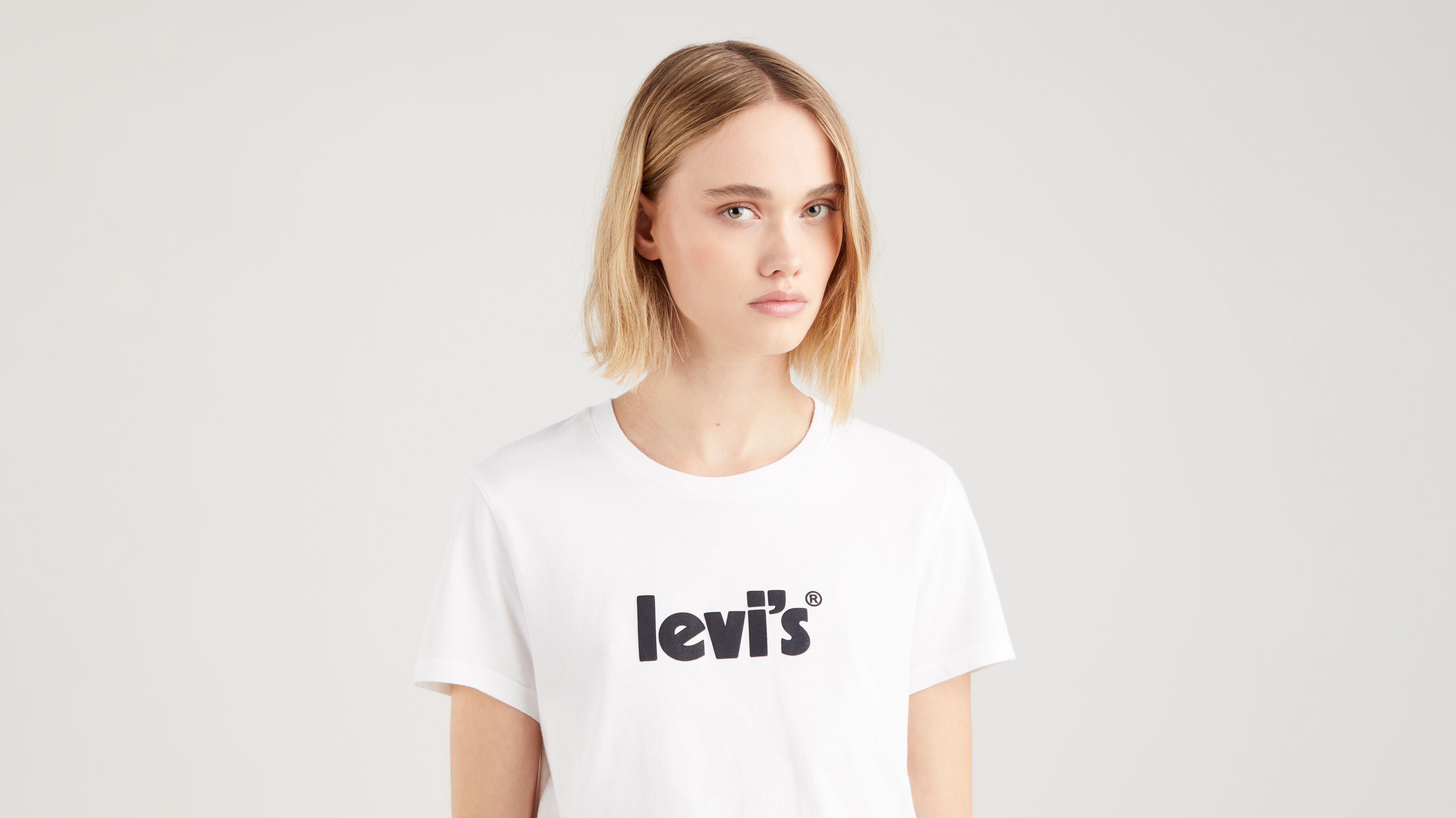 T-shirt Perfect - Poster Logo Sugar Swizzle - Blanc