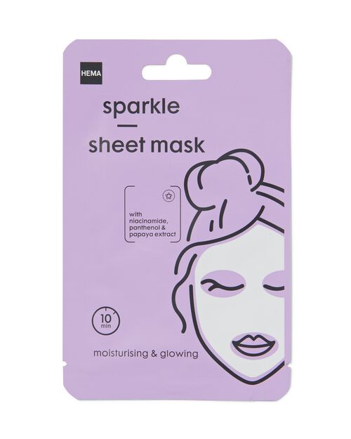 masque tissu sparkle