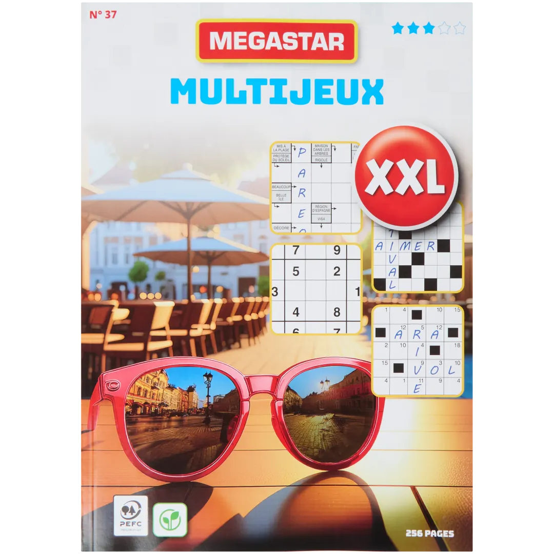 Livre de jeux XXL Megastar