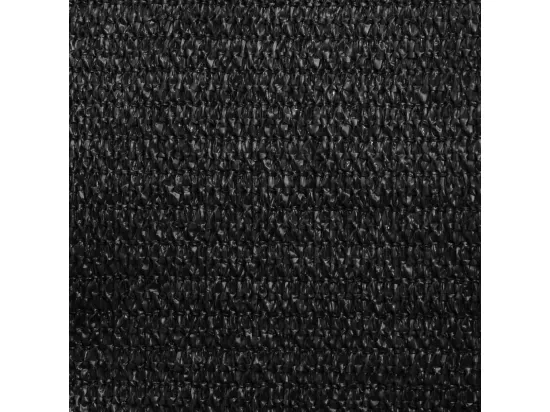 Voile d'ombrage 160 g/m² Noir 5x6 m PEHD