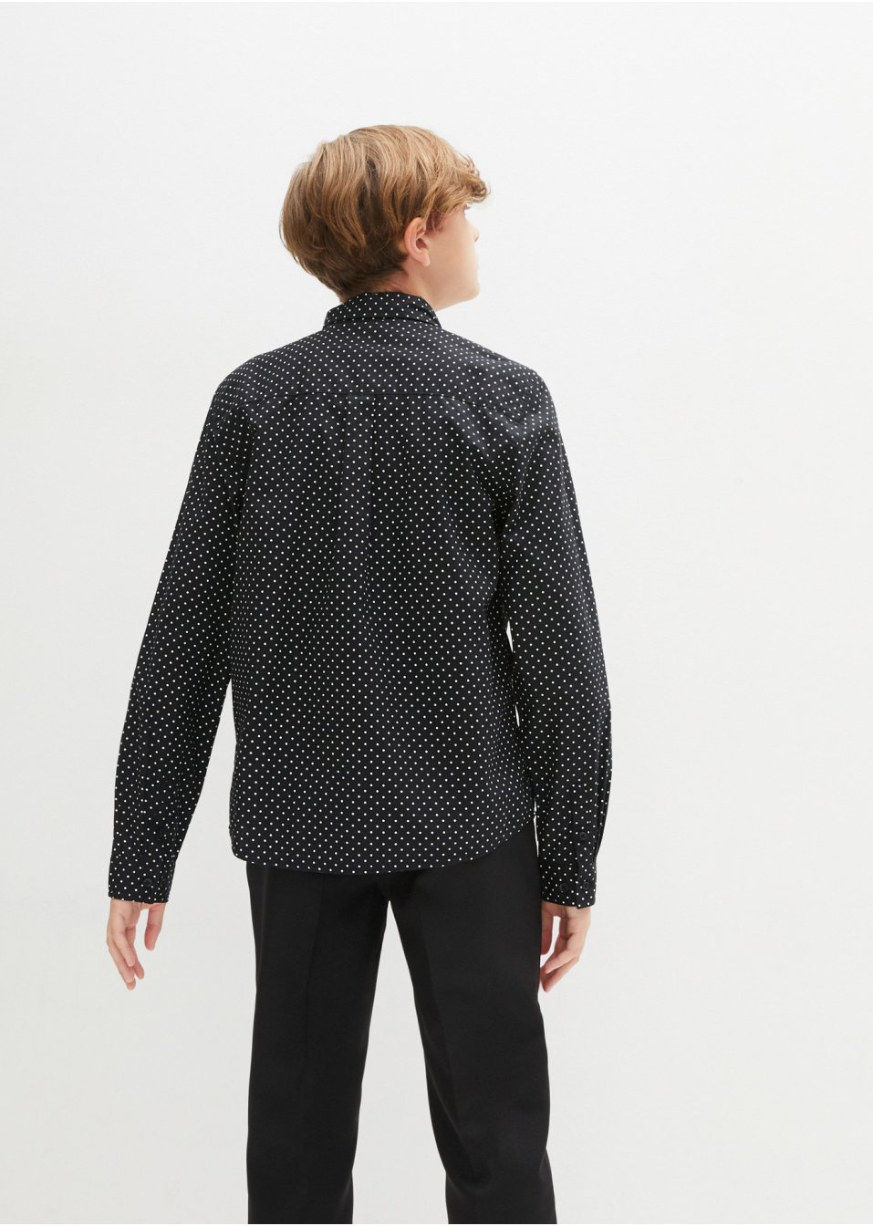 Chemise manches longues garçon avec nœud papillon (ens. 2 pces), Slim Fit