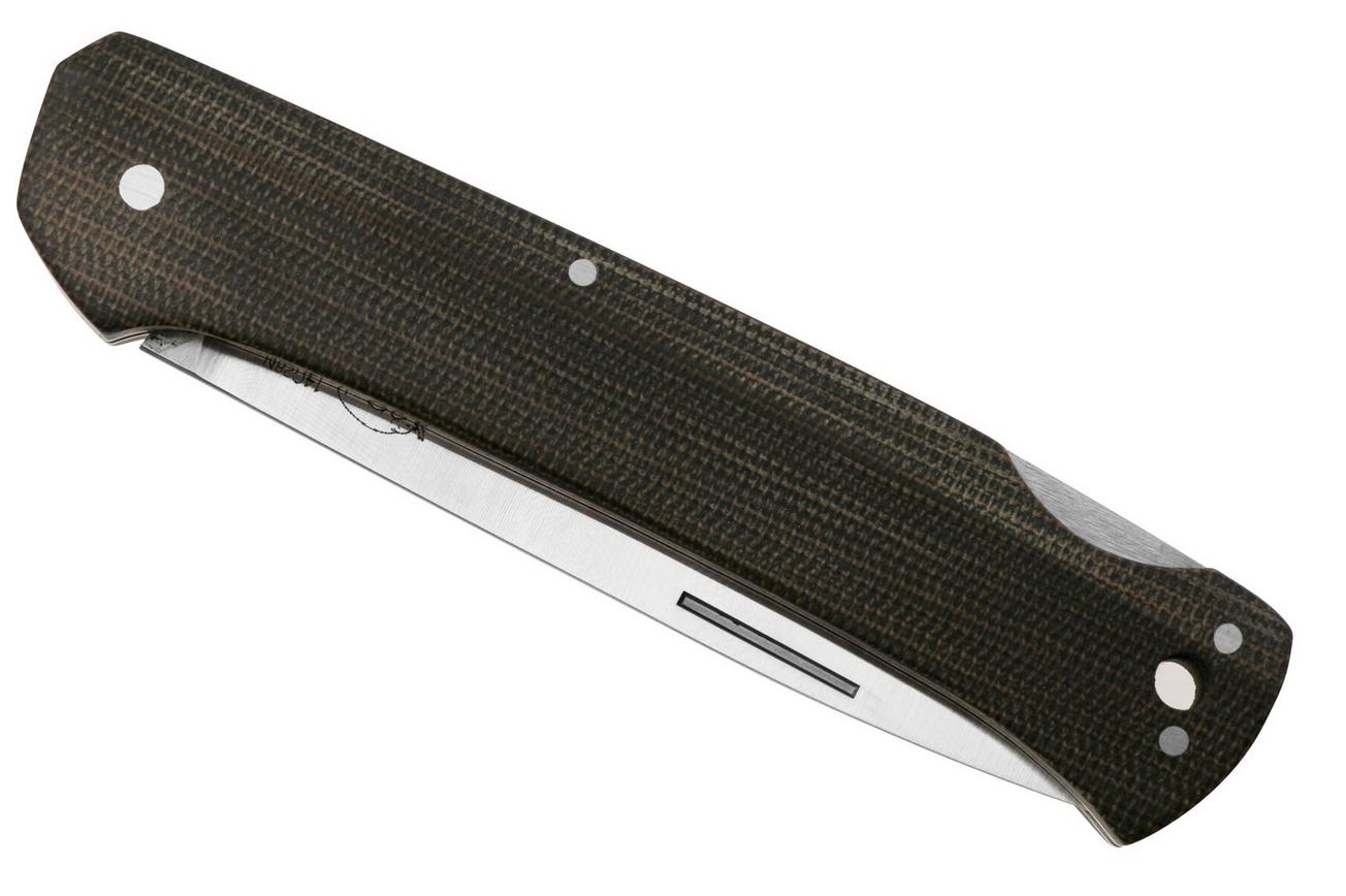 Otter FINN 155 MI GR, 14C28N, Green Micarta, zakmes