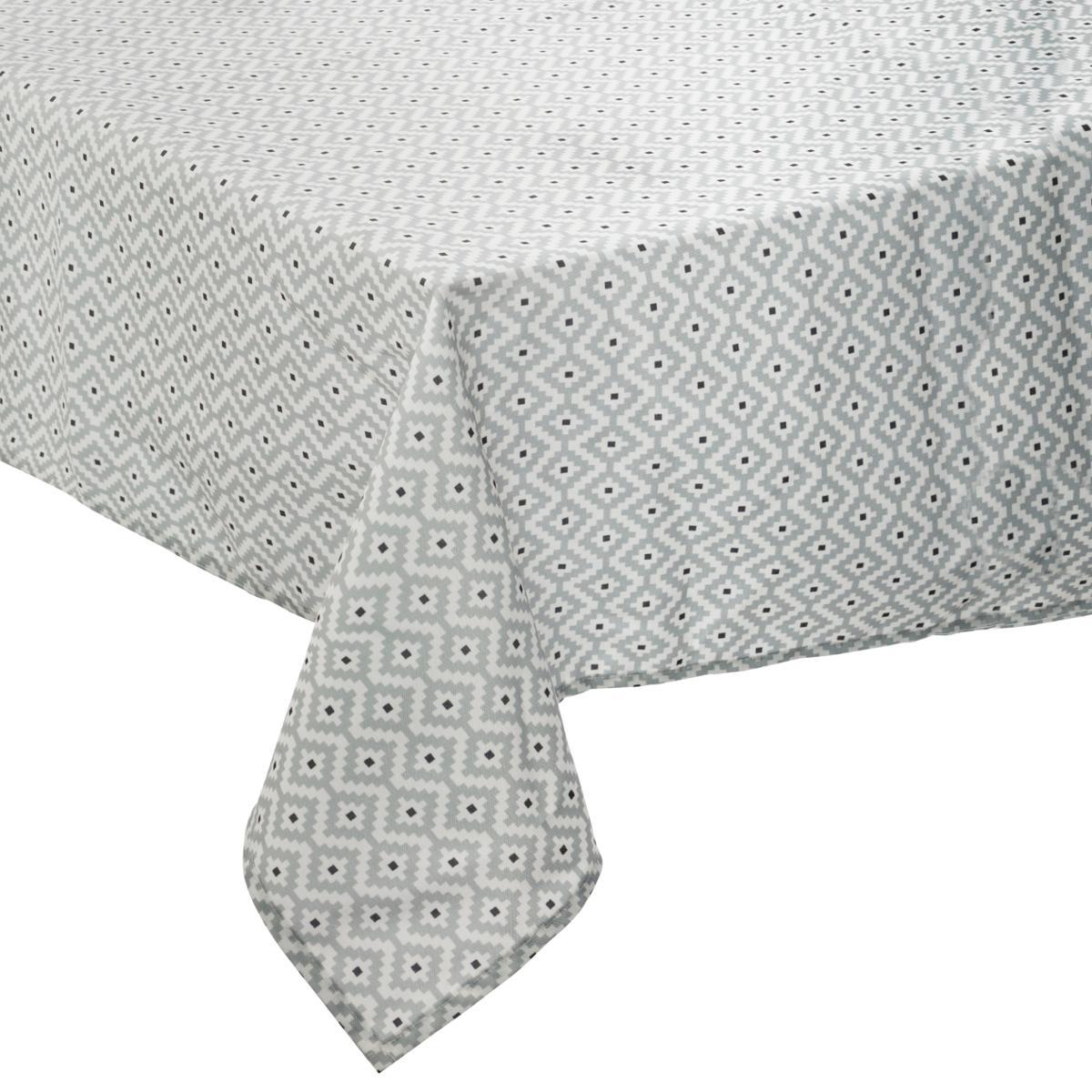 NAPPE ANTI TACHE IMPRIMEE ETNIQUE 140X240CM