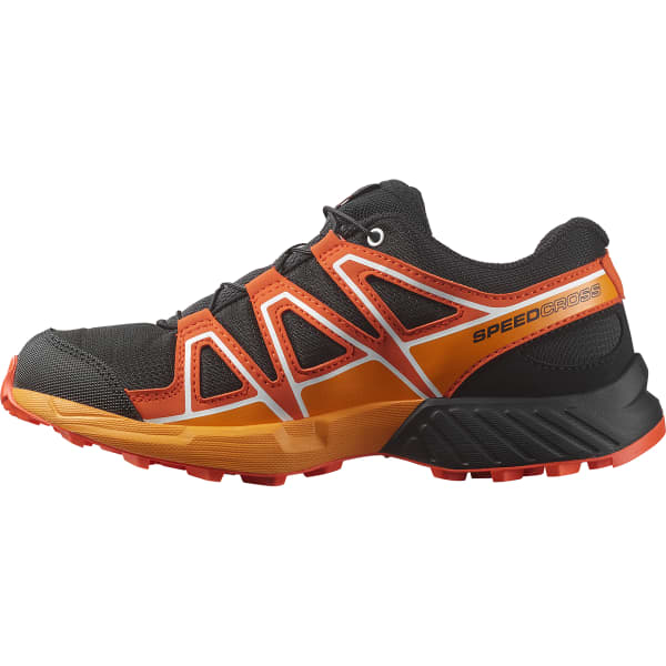 Chaussure trail SALOMON SPEEDCROSS J BLACK/CHERRY TOMATO/TURMERIC