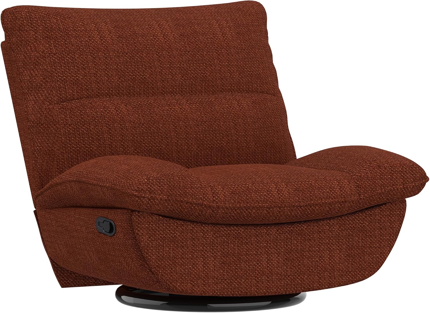 FLEXISPOT Relaxsessel, XC6, Manueller Sessel, Schlafsessel, Drehsessel mit Rocking, Liegesessel im Wohnzimmer, Fernsehsessel mit verstellbare Rückenlehne, Ruhesessel (Orange Brown)