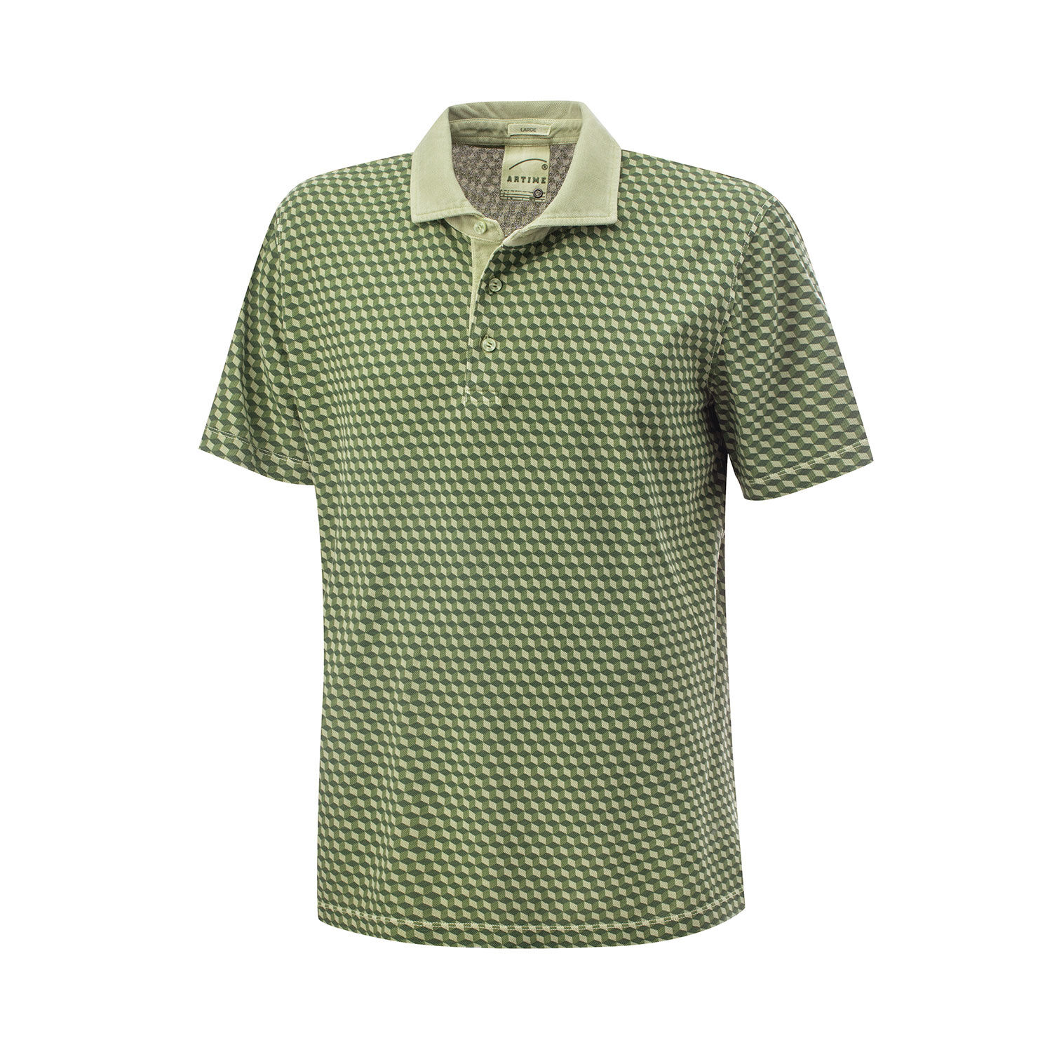 Polo-Piqué-Shirt mit monochromem Farbschema