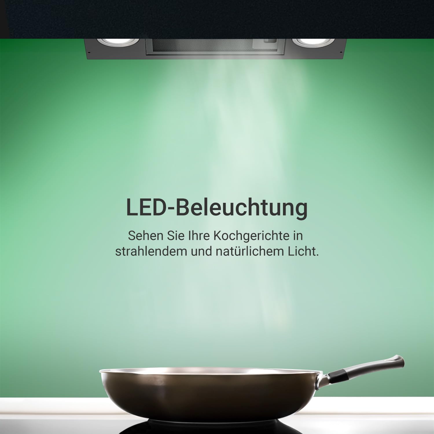 KKT KOLBE A+++ Dunstabzugshaube 90 cm 782 cbm/h Kopffreie Wandhaube Edelstahl schwarzes Glas WLAN RGBW-LED-Beleuchtung SensorTouch Bedienung STYLE9005SMAO