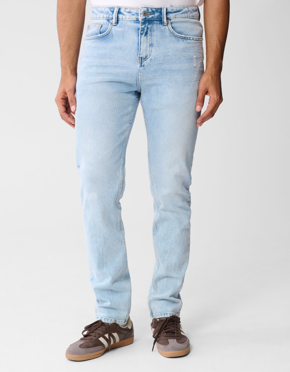 Tapered Fit Jeans Lichtblauw L32