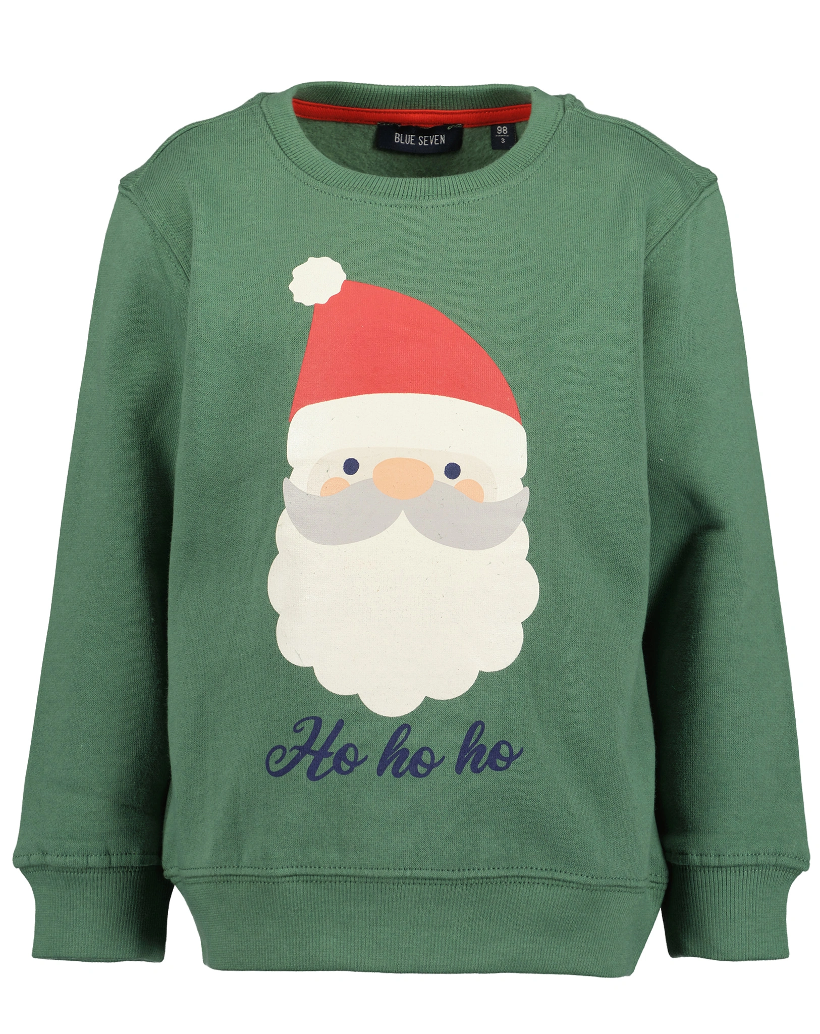 Sweatshirt HO HO HO in dunkelgrün