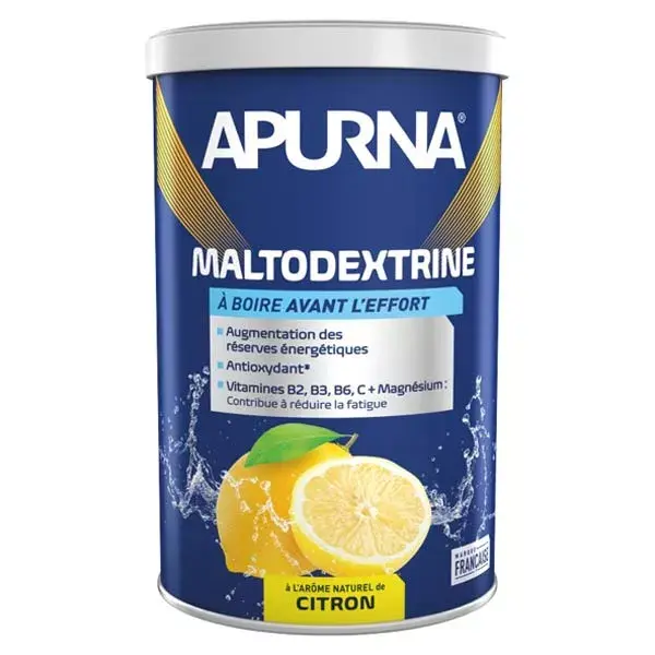 Bebida Energética Apurna Maltodextrina Limão 500g