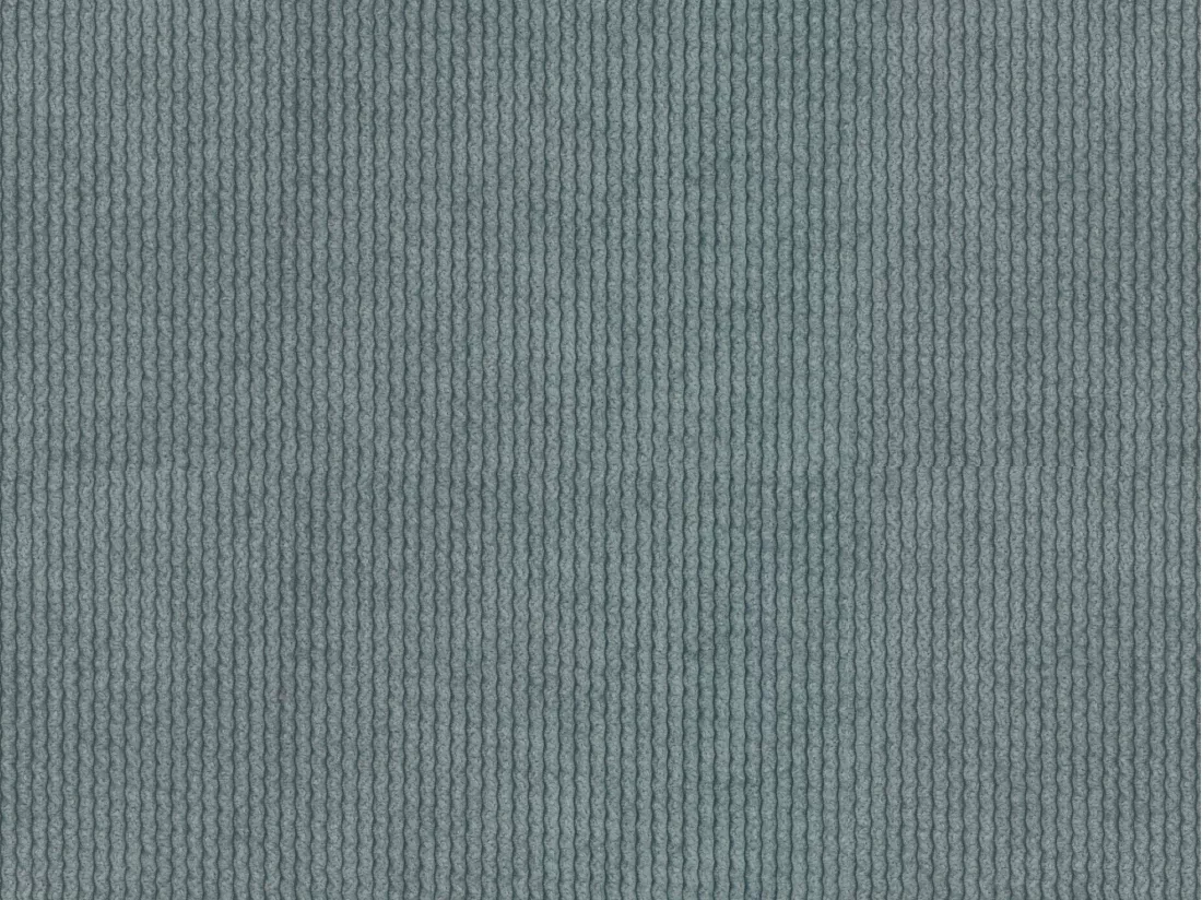 Grand canapé d'angle gauche en tissu texturé bleu POGNI de Maison Céphy