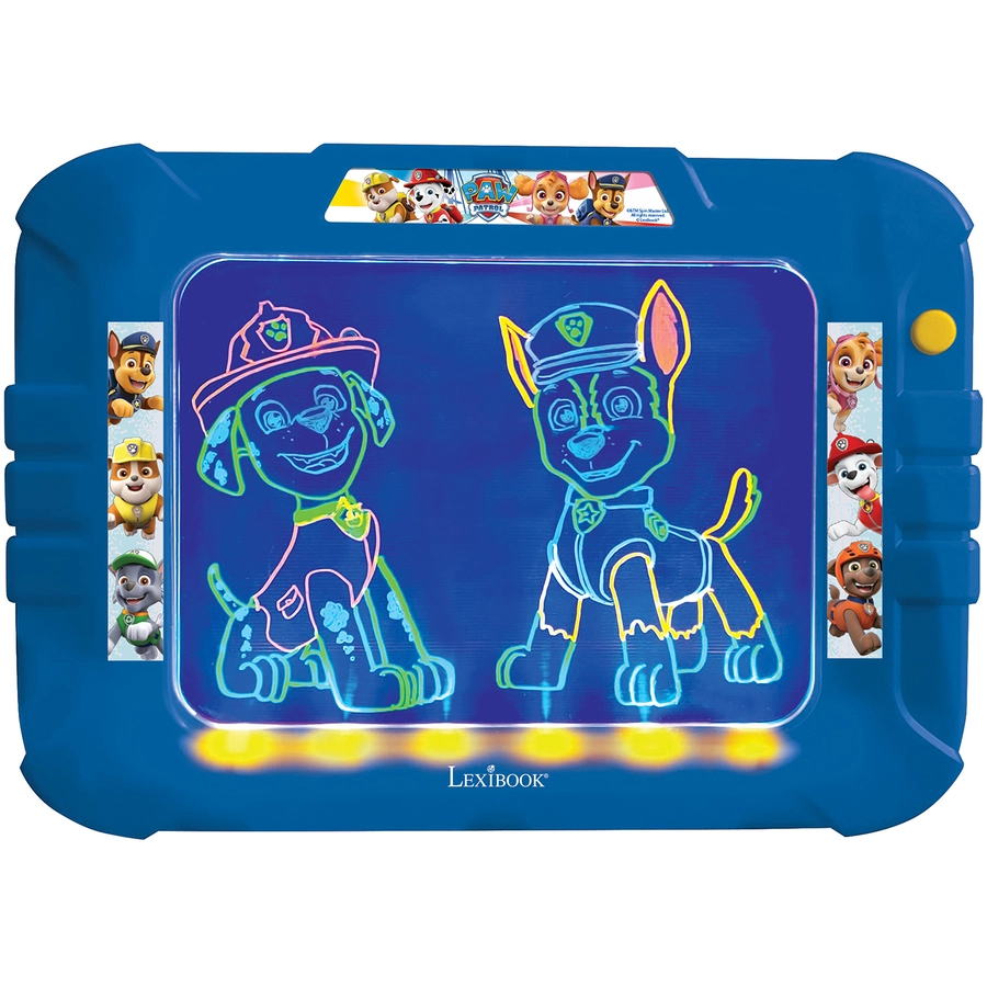 LEXIBOOK Beleuchtete Paw Patrol Neonzeichentafel mit Zubehör
