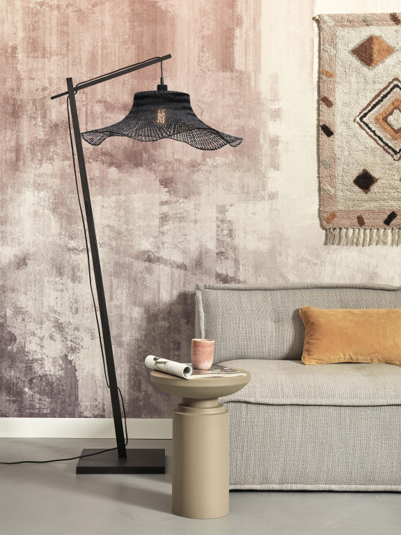 Good&Mojo Ibiza vloerlamp large zwart