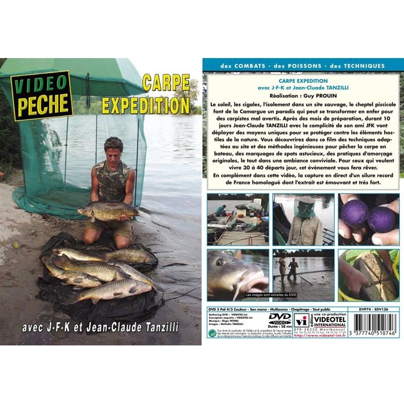 Dvd - Carpe Expedition Avec J-F-K Et Jean-Claude Tanzilli