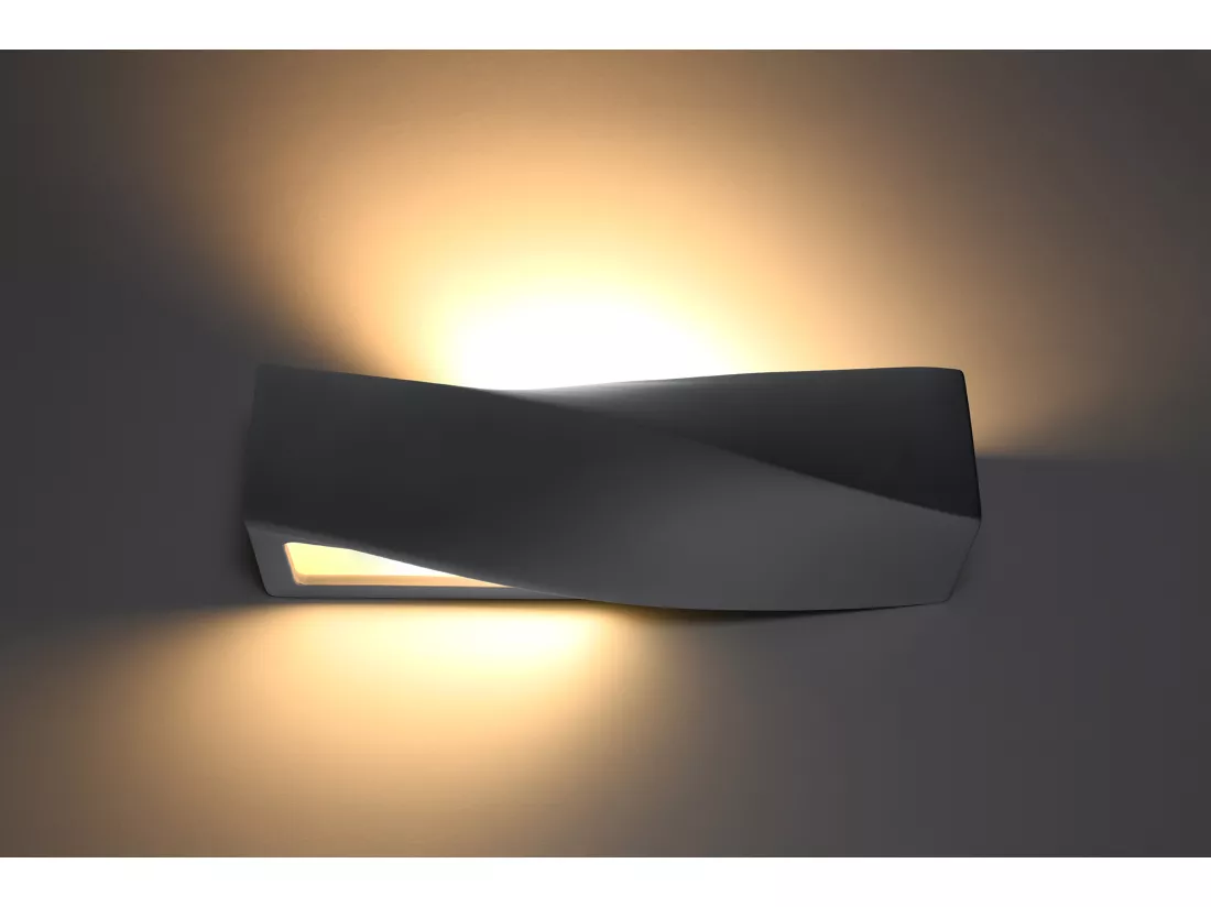 Sollux SIGMA Appliques Up & Down Twist Gris E27