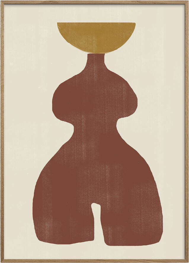Poster & Frame THE MIUUS STUDIO - Vase No11. Flerfarvet