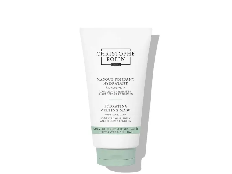 Christophe Robin Hydrating Melting Mask With Aloe Vera silky moisturizing mask for dry and dull hair 75ml