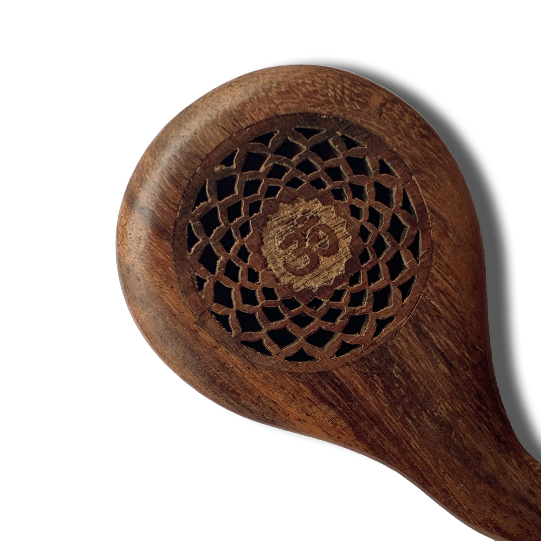 Haarnadel 'Om on Lotus' aus Holz, L 17 cm, B 4 cm, H 0,7 cm günstig bestellen