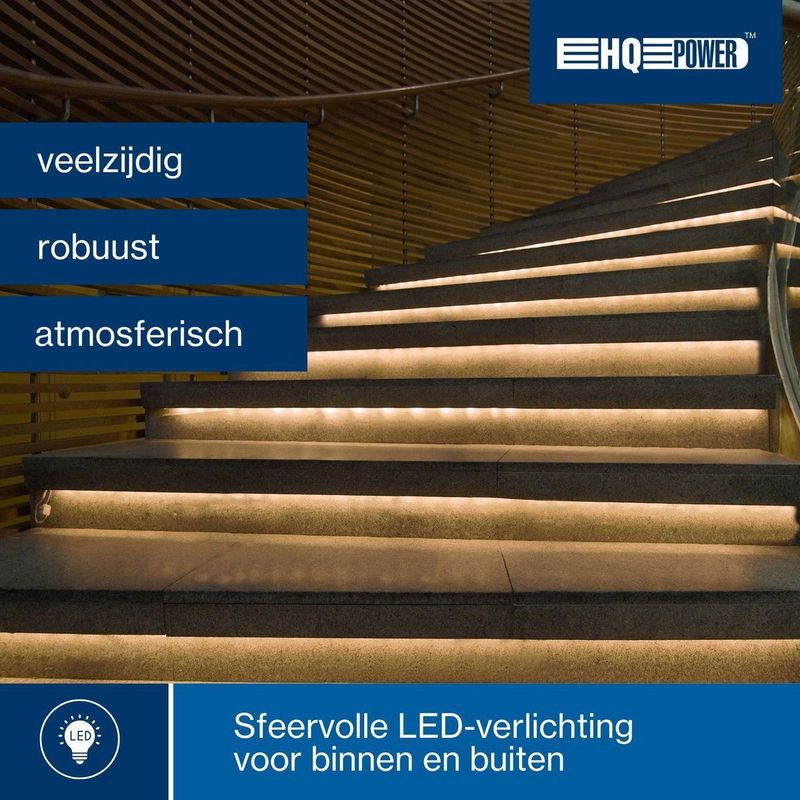 LEDtron - Lichtslang - Warm Wit - 45 Meter - LED Verlichting
