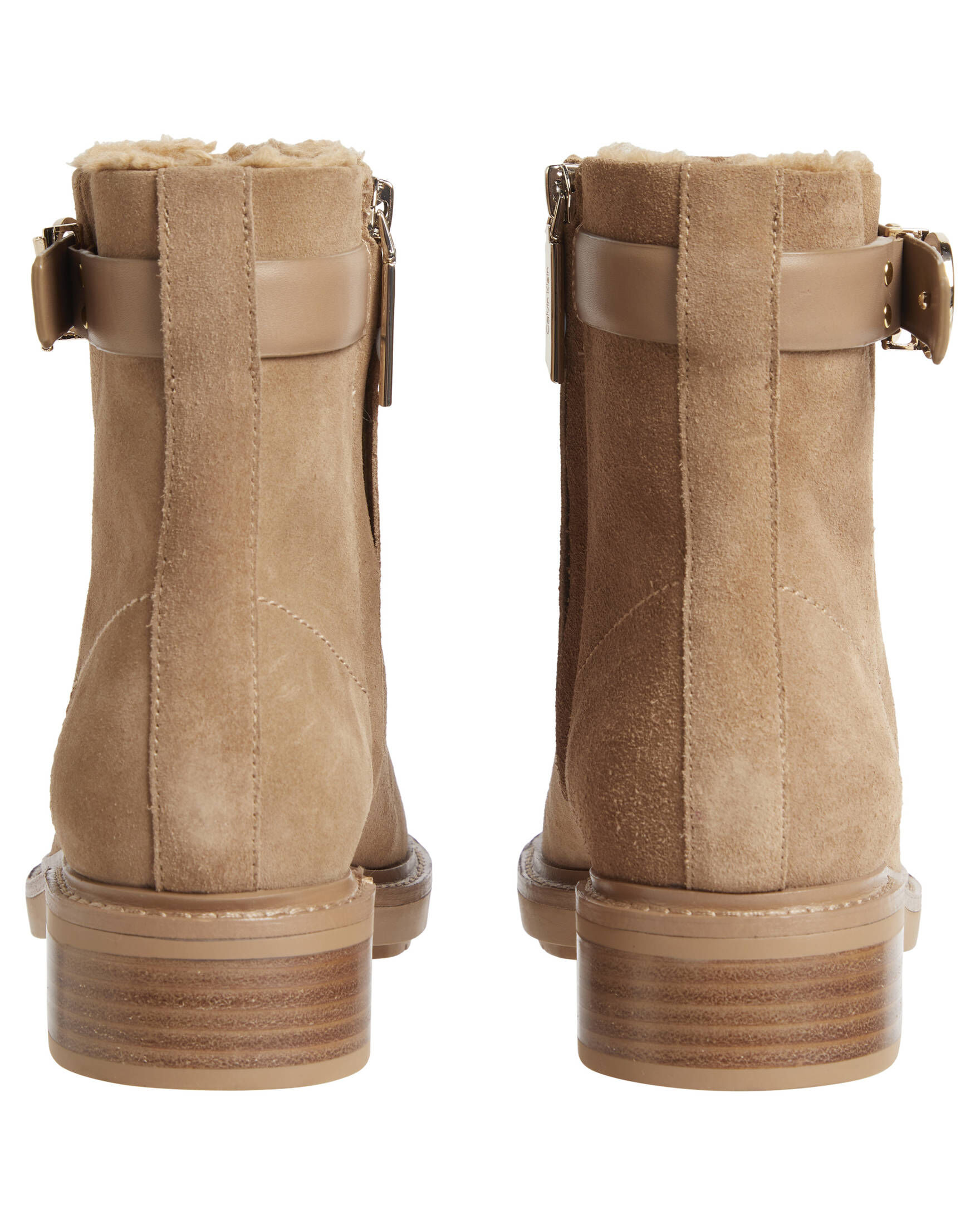 CALVIN KLEIN| Damen Boots RUBBER SOLE ANKLE BOOTS WITH SUEDE