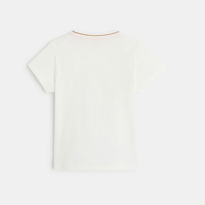T-shirt chameau blanc bébé garçon Blanc