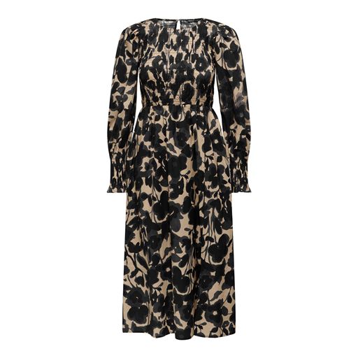 ONLY Jada Midi Smock Kjole, Irish Cream, XL