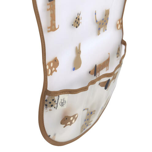 Lot de 2 bavoirs avec poche EVA Little Mateys Bleu Royal - LASSIG