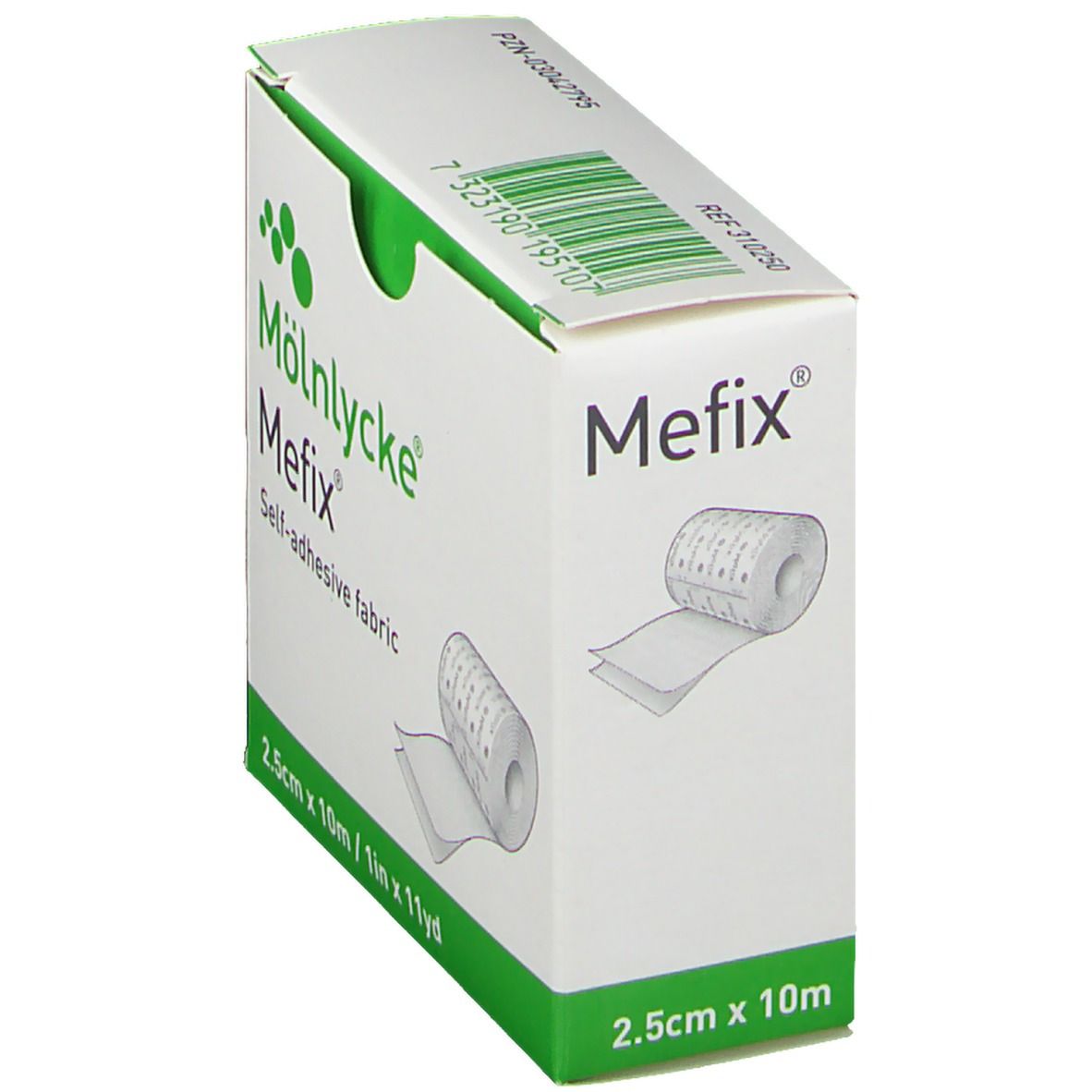 Mefix® Fixiervlies 10 m x 2,5 cm
