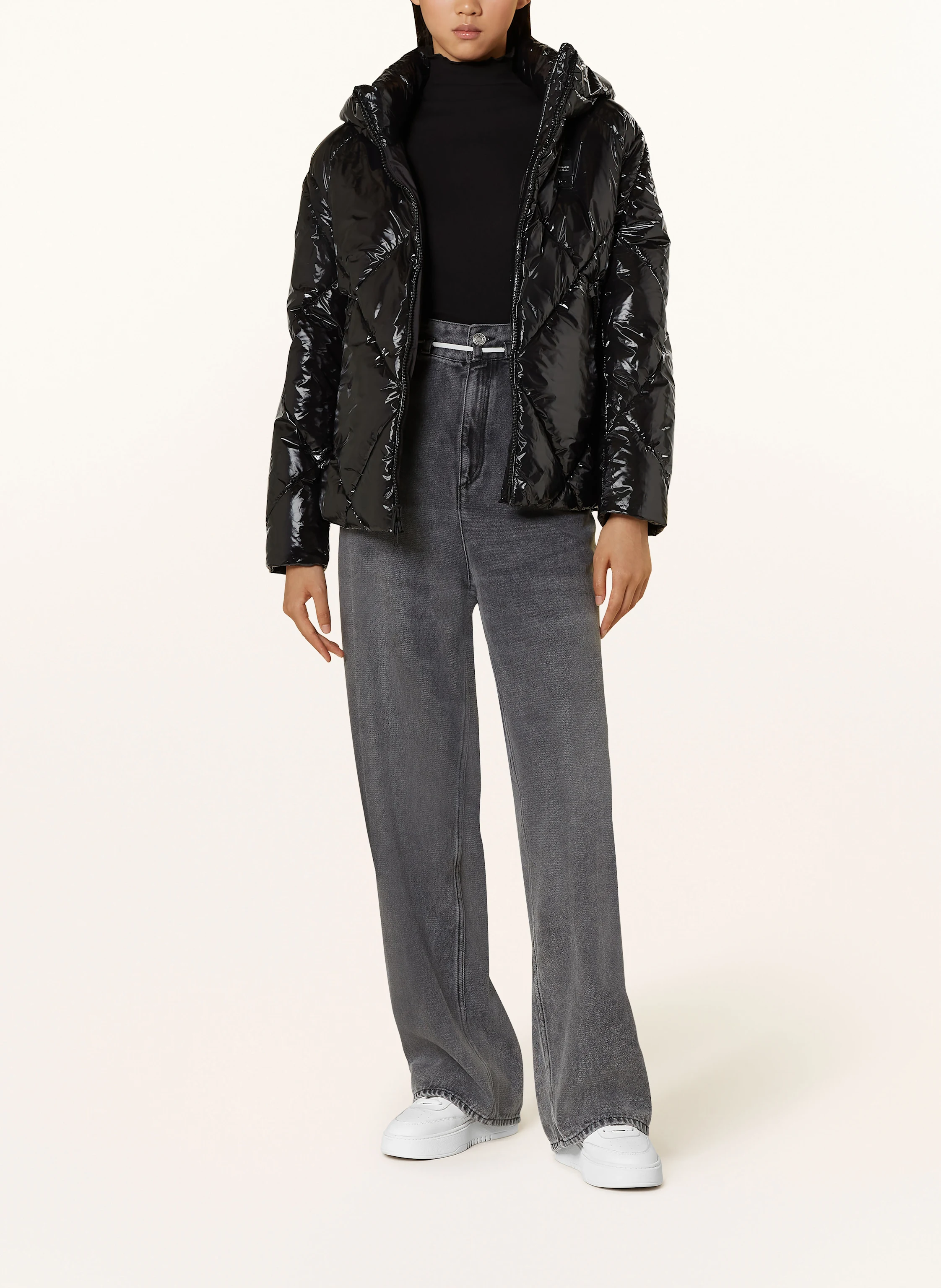Blauer Steppjacke mit DUPONT™ SORONA®-Isolierung