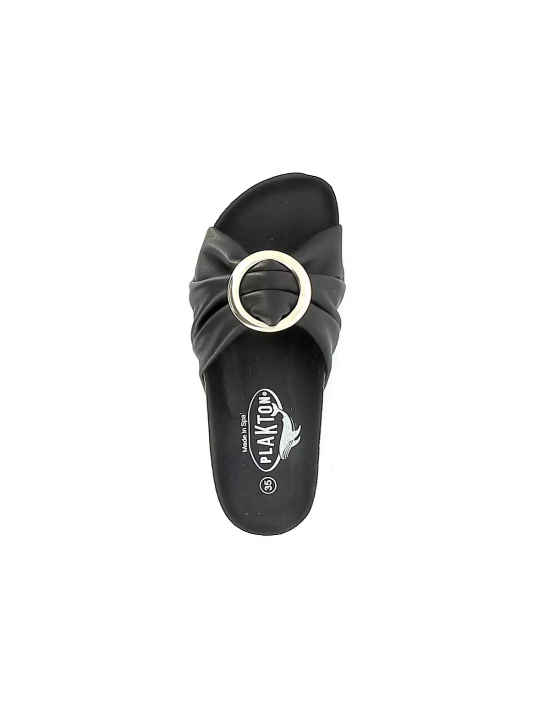 PLAKTON MET HONOR - Mules & sabots Negro